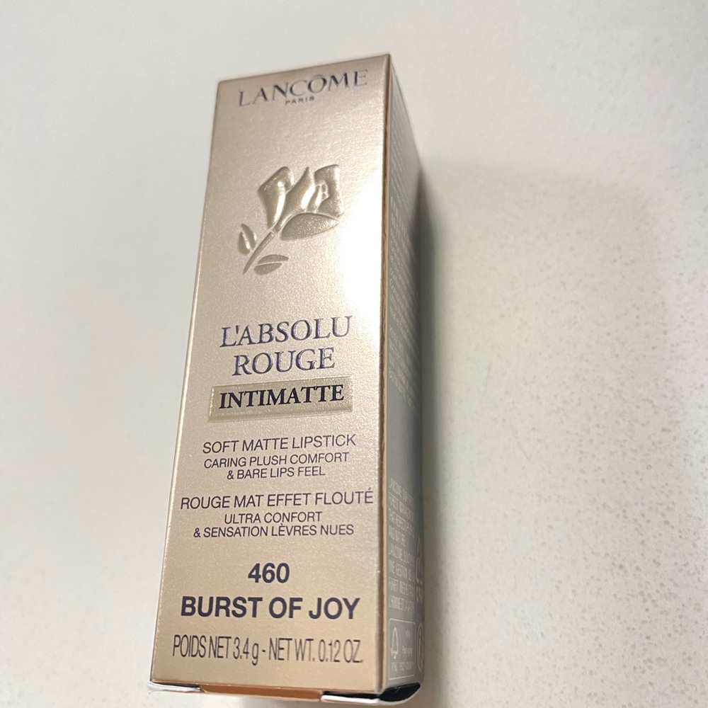 Lancome L'Absolu Rouge Intimatte Lipstick - Burst of Joy